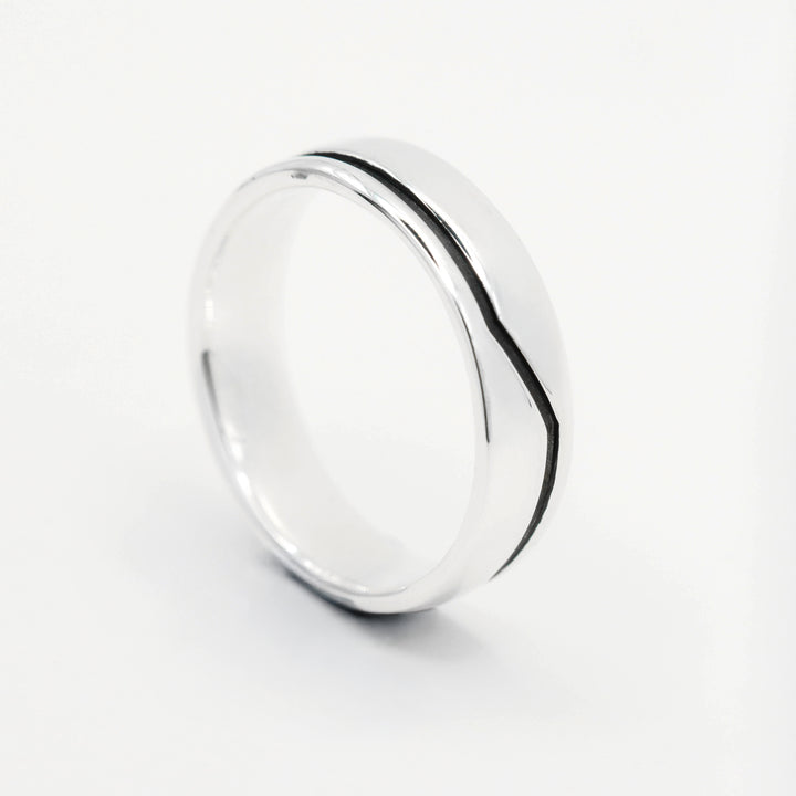 Silver Circuit Ring