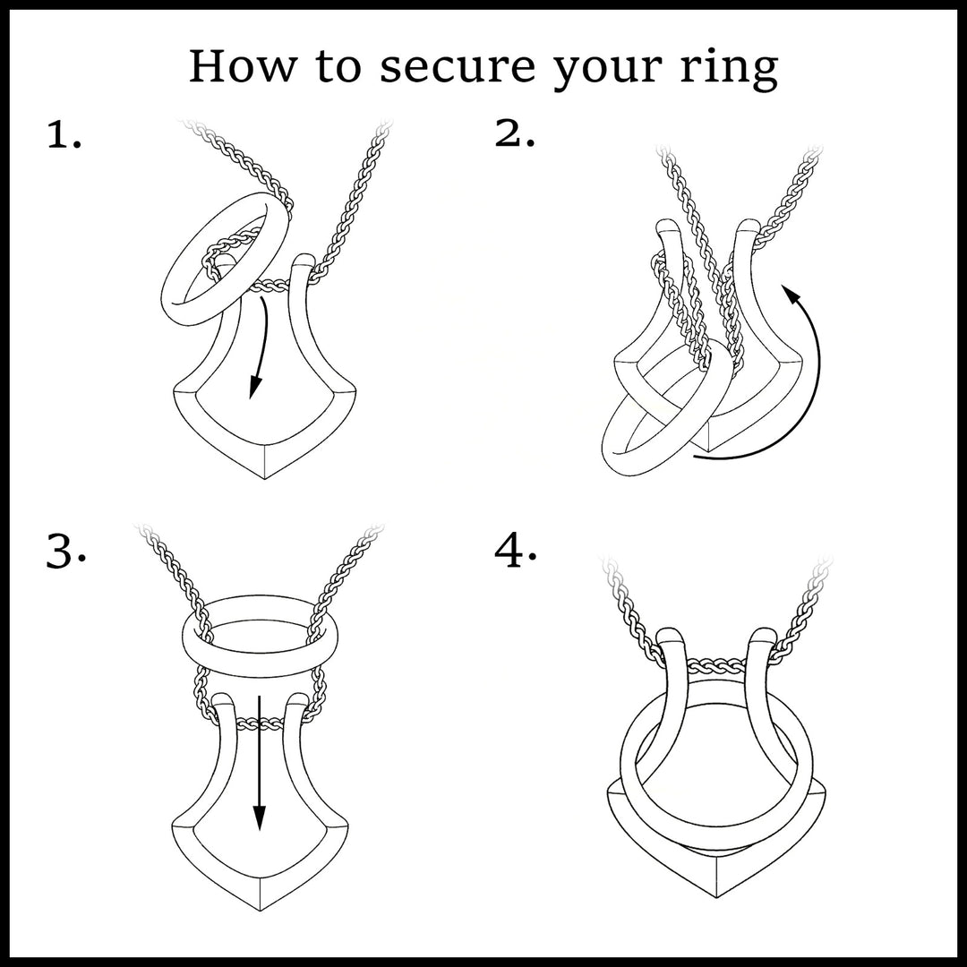 Silver Ring Holder Pendant