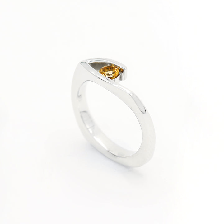 Silver Wishbone Ring